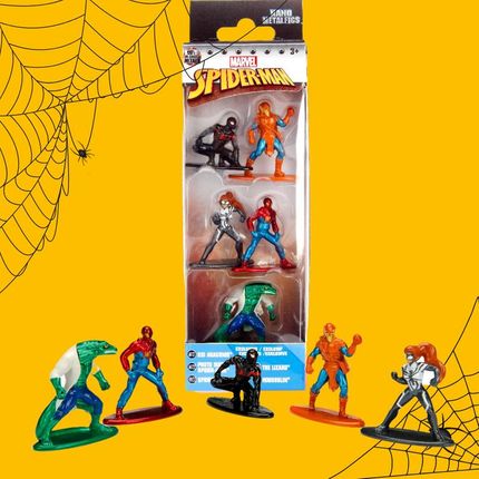 Jada Toys Zestaw 5 Figurek Die Cast Spiderman Marvel