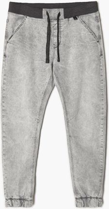 Cropp - Szare jeansowe joggery - Jasny szary