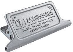 Zassenhaus Klips Do Torebek Metal 11,5X3,5X4,5Cm Srebrny (ZS073058SRE)