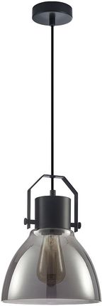 Italux Darlena lampa wisząca loft z grafitowym kloszem do jadalni (PND223711BK+SG)