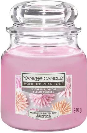 Yankee Candle Home Inspiration Świeca Sugared Blossom Średnia 340G Zapachowa 160856
