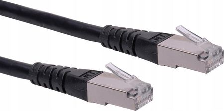 Roline S/FTP Patch cable Cat6, Black, 2m (21.15.1345)