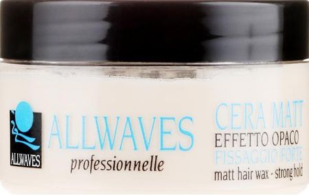 Allwaves Mocny Wosk Do Włosów Z Efektem Matującym - Matt Hair Wax Strong Hold 100 Ml