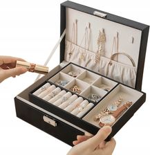 Zdjęcie Kuferek Szkatułka Organizer Na Biżuterię Elegancki - Przeworsk