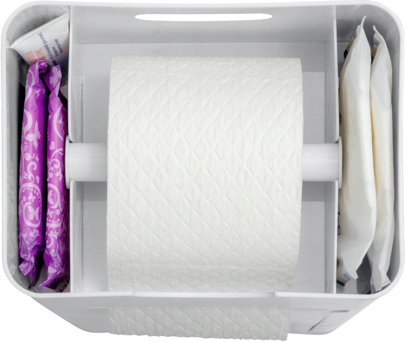 Stojak Uchwyt Na Papier + Szczotka Wc 6W1 Wenko - zdjęcie 9 Stojak Uchwyt Na Papier + Szczotka Wc 6W1 Wenko