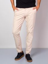 Zdjęcie Beżowe klasyczne chinosy męskie - Kobylin