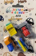 Zdjęcie Mcd Zestaw 4 Gumek Auta - Nowa Sól