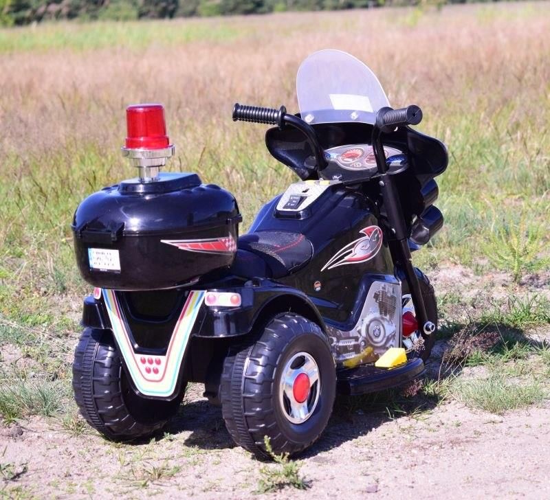 Super-Toys Pierwszy Motor Chopper Na Akumulator Kogut Miękkie Siedzenie Pasy/Ll999 Czarny - zdjęcie 9 Super-Toys Pierwszy Motor Chopper Na Akumulator Kogut Miękkie Siedzenie Pasy/Ll999 Czarny