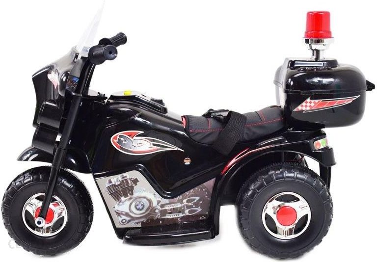 Super-Toys Pierwszy Motor Chopper Na Akumulator Kogut Miękkie Siedzenie Pasy/Ll999 Czarny