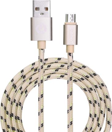 Garbot Kabel USB Garbot Grab&amp;Go 1m Braided Micro-USB Cable Gold