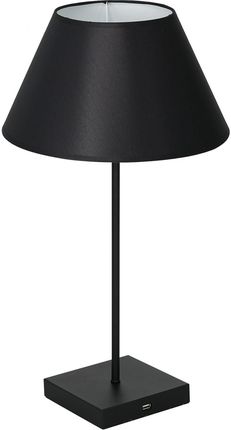 Luminex Table lamp USB czarny/biały (901)