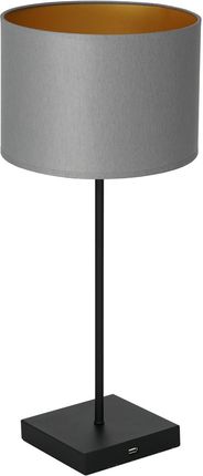 Luminex Table lamp USB szary/złoty (910)