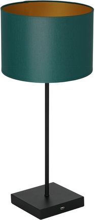 Luminex Table lamp USB zielony/złoty (911)