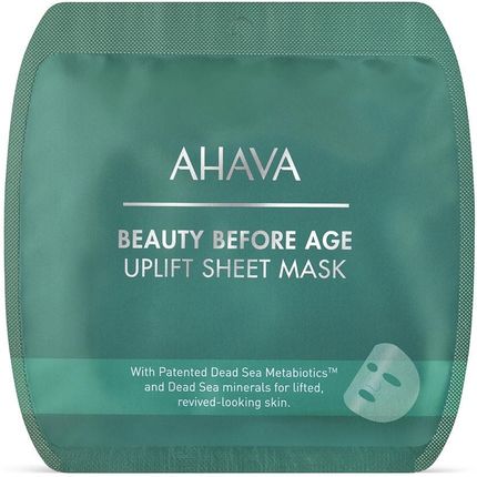 Ahava Beauty Before Age maseczka płócienna o działaniu ujędrniającym 6x20 g