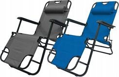 Zdjęcie 2x Fotel Krzesło Leżak Ogrodowy Rozkładany Gravity - Swarzędz