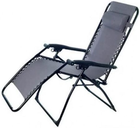 Składany Leżak Krzesło Plaża Regulacja Zagłówek