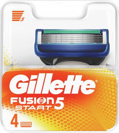 Gillette Fusion5 Start Ostrza Wkłady 4 Sztuki