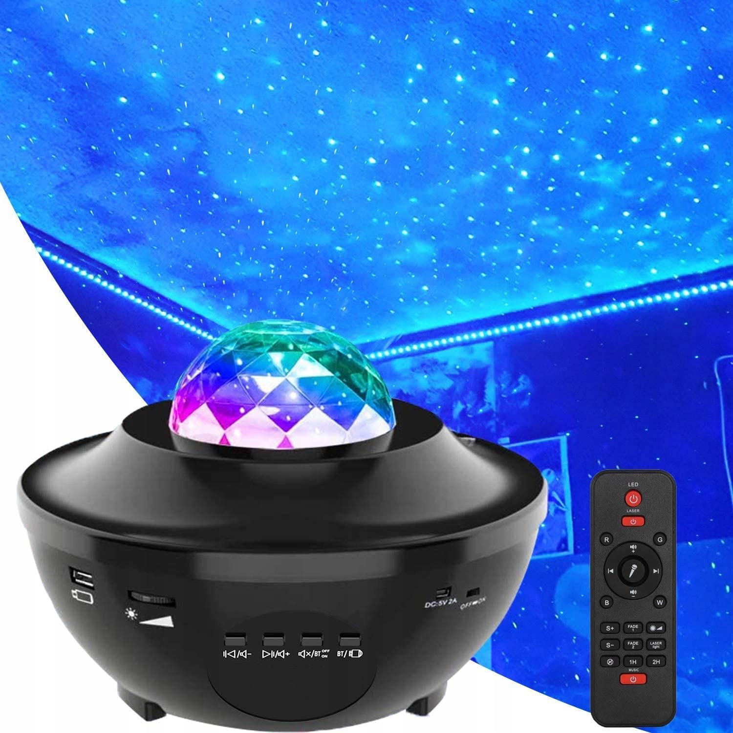 Projektor Gwiazd Star Lampka Nocna Led Usb Prezent - zdjęcie 2 Projektor Gwiazd Star Lampka Nocna Led Usb Prezent