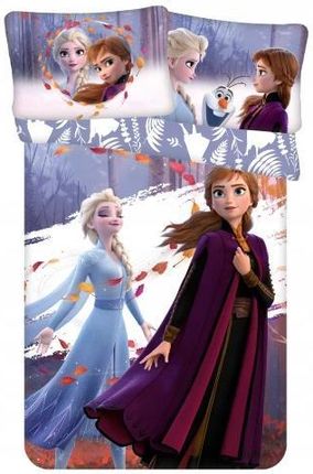 Pościel Frozen Kraina Lodu Anna Elsa Olaf 100X135