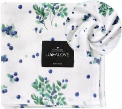 Zdjęcie Lullalove Muślinowy Otulacz 100X100Cm Jagódki - Bartoszyce