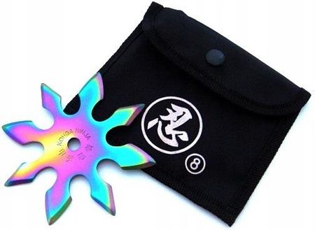Bsh Gwiazdka Nóż Shuriken Ninja 8 Rainbow (N404B) - Ceny i