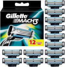 Zdjęcie Gillette Wkłady Ostrza Mach3 12 Szt. - Bełżyce