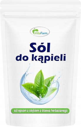 Vitafarm Sól Epsom Do Kąpieli Stóp Olejek Herbaciany 1Kg
