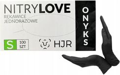Zdjęcie Rękawice Rękawiczki nitrylowe czarne S 100 sztuk - Brzeg