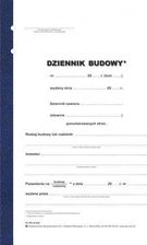 Dziennik Budowy 60 kart. (30 kpl.) samokopia A4