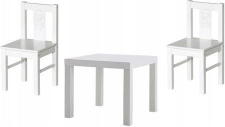 Ikea Zestaw Stolik+2 X Krzesełko Kritter Mammut
