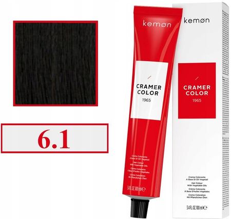 Kemon Farba Do Włosów Cramer Color Nr 6.1 100 ml