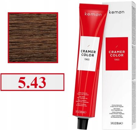 Kemon Farba Do Włosów Cramer Color Nr 5.43 100 ml