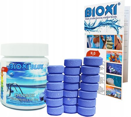 Bioxi Multi Tabletki Blue Do Basenów  Chlor 20g
