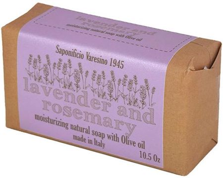 Saponificio Varesino Mydło do ciała Lavender And Rosemary Natural Soap 300 g