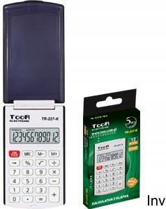 Kalkulator Toor TR-227, 12 pozycyjny, kieszonkowy