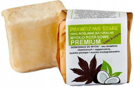 Powrót Do Natury Szare Mydło Potasowe Premium + Kokos I Rycyna 100G
