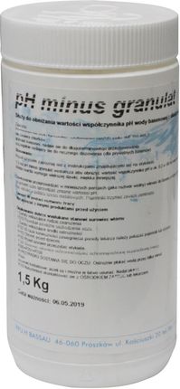 pH Minus Granulat Do Obniżania Wartości pH Wody
