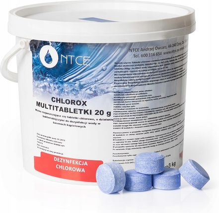 Multitabletka 11w1 chlor basen 20g Ntce 3kg blue