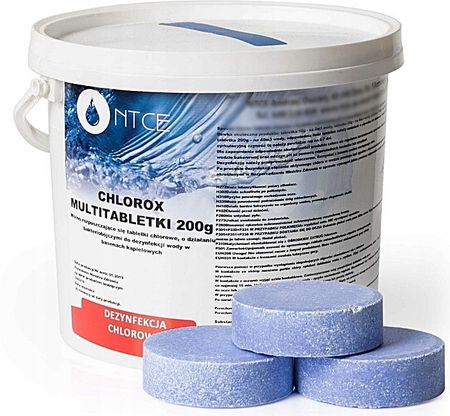 5kg Multi Tabletki Blue 6w1 200g Chlorox Do Basenu