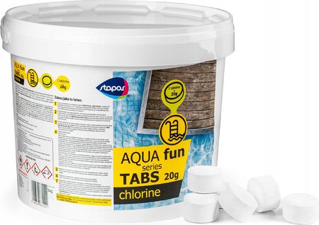 Chlor Basenu Tabletki 20g Chemia Basen Stapar 5kg