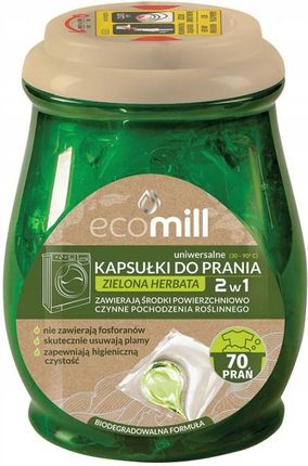 Mill Ecomill Kapsułki Do Prania Zielona Herbata 70Szt.