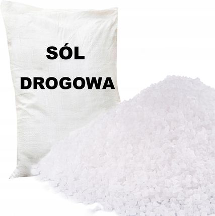 Sól Drogowa Chlorek Sodu Na Lód Drogę Worek 20 kg