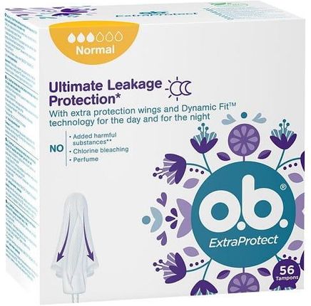 O.B. Extra Protect Normal 56 szt.