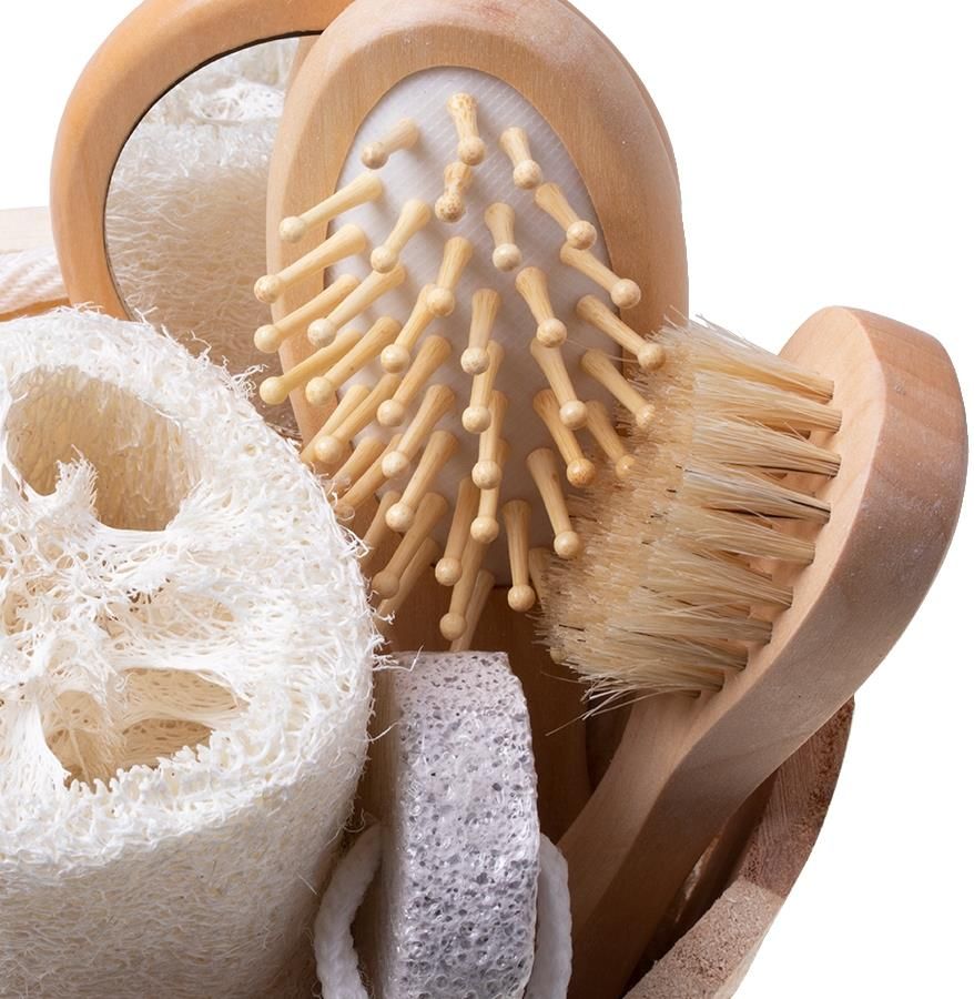 Kosz Upominkowy Zestaw Spa Myjki Masaż Prezent6 - zdjęcie 2 Kosz Upominkowy Zestaw Spa Myjki Masaż Prezent6