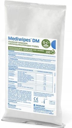 Medilab Chusteczki Do Dezynfekcji Mediwipes Dm 100Szt