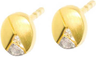 Diament Złote kolczyki z diamentami próby 585 (K600)