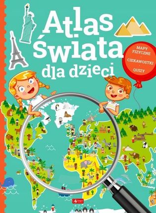 Atlas Świata dla dzieci prezent nagroda nauka hit