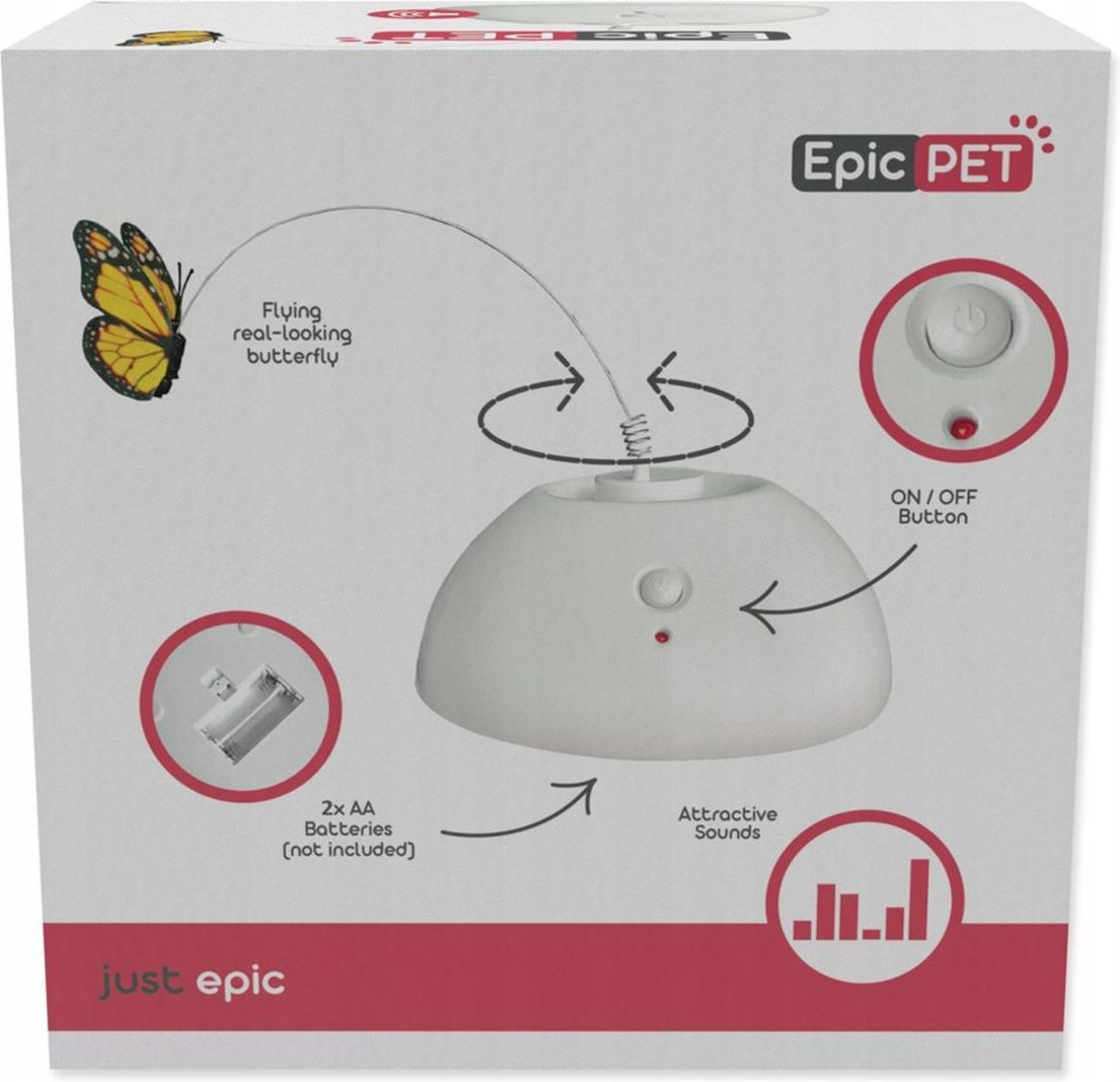 Epic Pet Flying Butterfly Zabawka Latający Motylek Dla Kota (8595681812445) - zdjęcie 3 Epic Pet Flying Butterfly Zabawka Latający Motylek Dla Kota (8595681812445)