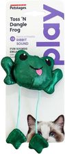 Petstages Toss 'N Dangle Frog Catnip Cat Toy Dyndająca Żaba (700603703789)