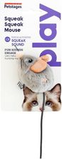 Petstages Squeak Squeak Mouse Plush Cat Toy Myszka Piszcząca (700603703772)